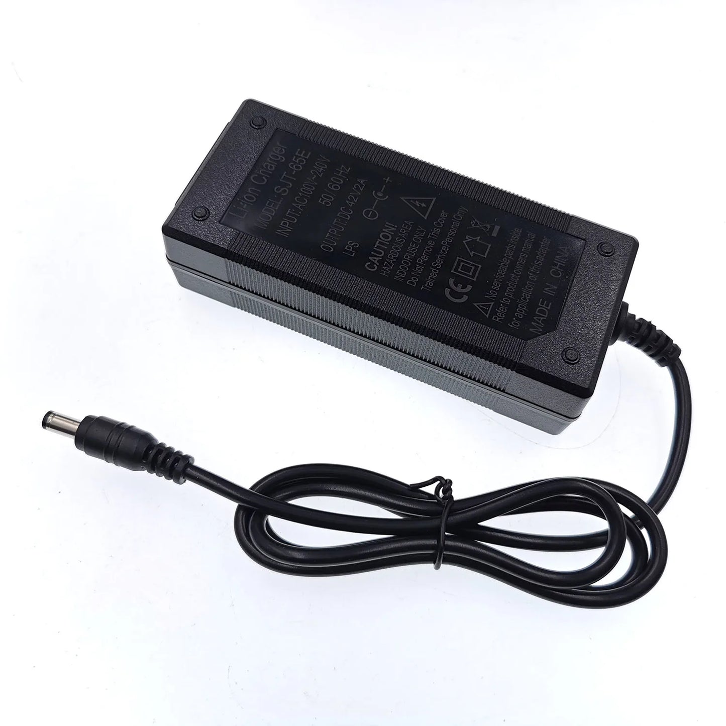 36V 2A Batterieladegerät Ausgang 42V 2A Ladegerät Eingang 100-240 VAC Lithium Li-Ionen Li-Poly Ladegerät für 10Serie 36V Batterie