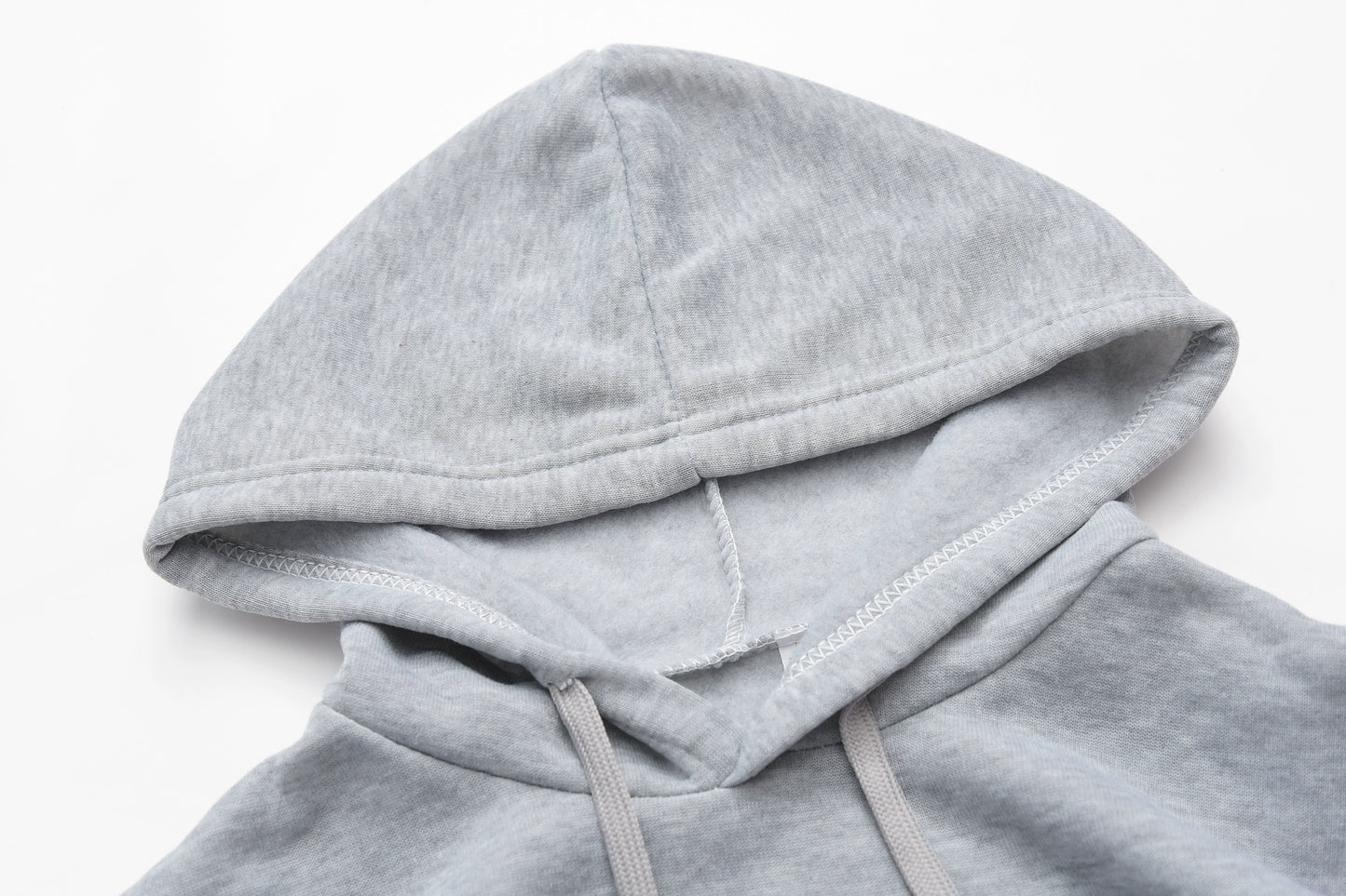 Mode-Trend Damen Einfarbig Lose Langarm Verdickt Hoodie Frau