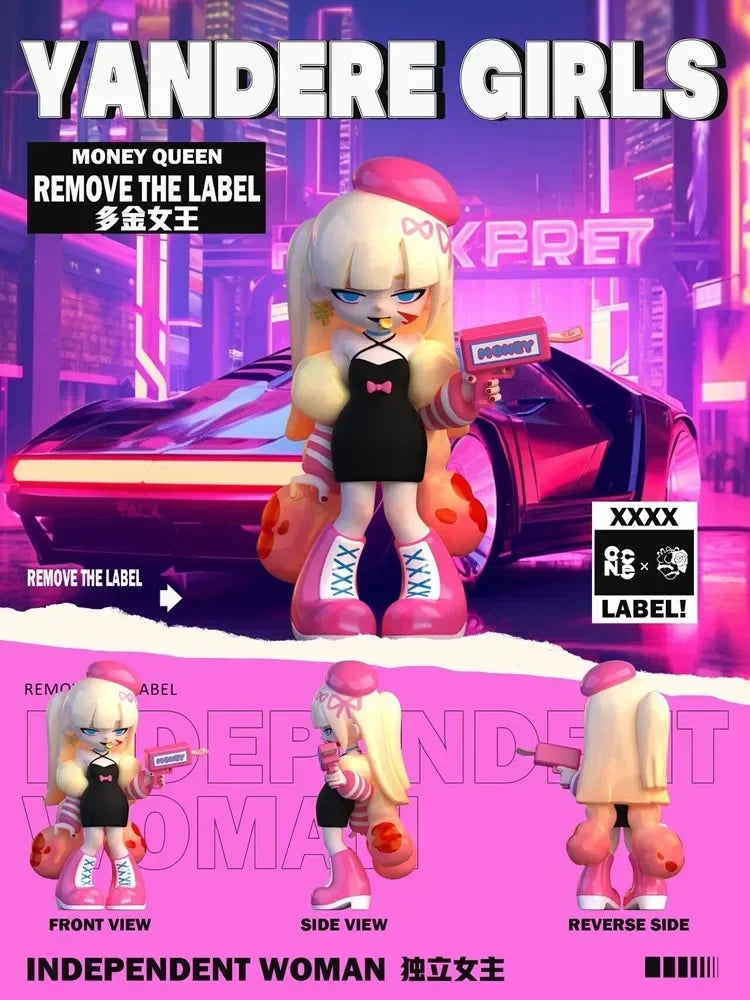 Yandere Girl Remove The Label Series Blind Box Toy Mystery Box Caixa Misteriosa Surprise Box Girls Collection Model Gift
