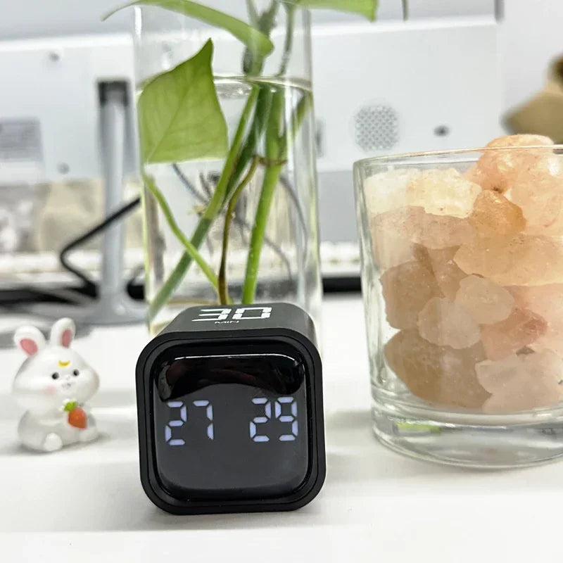 Schwerkraftsensor Flipping Timer Digital Timer Manueller Countdown Wecker Mechanischer Kochtimer Kochdusche Studie Stoppuhr