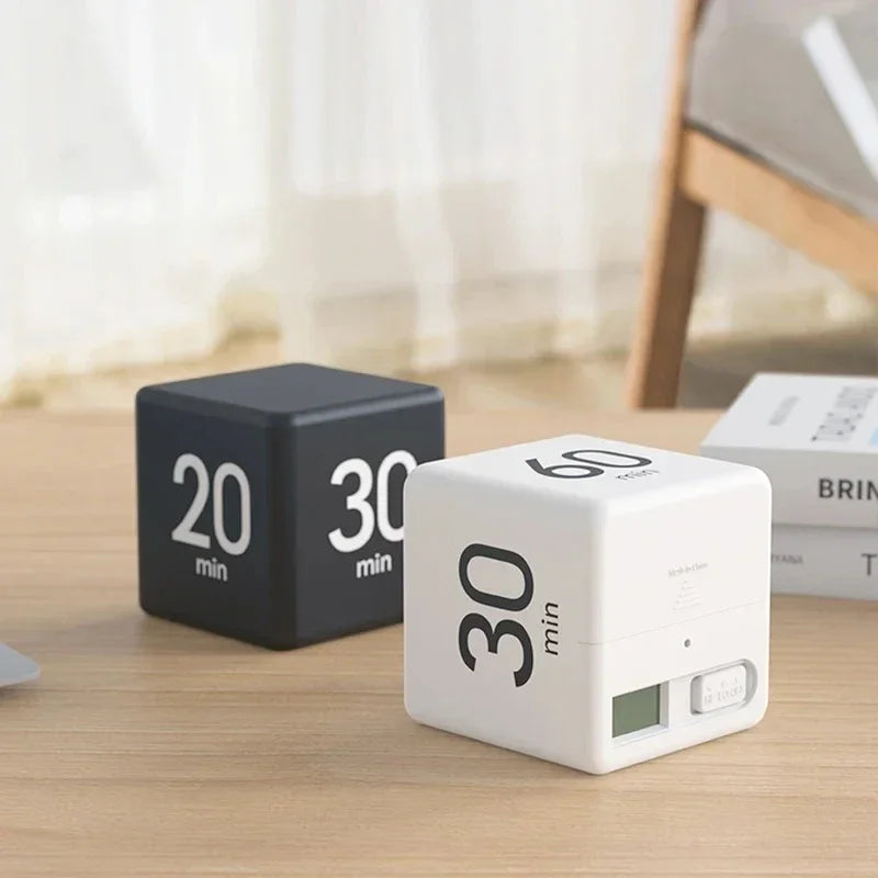 Schwerkraftsensor Flipping Timer Digital Timer Manueller Countdown Wecker Mechanischer Kochtimer Kochdusche Studie Stoppuhr