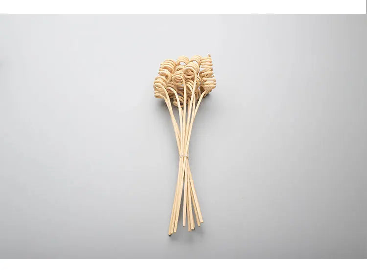 10pcs/lot Wavy Rattan Reed Fragrance Diffuser Replacement Refill Sticks DIY Handmade Home Decor Perfume Natural Essential Oil