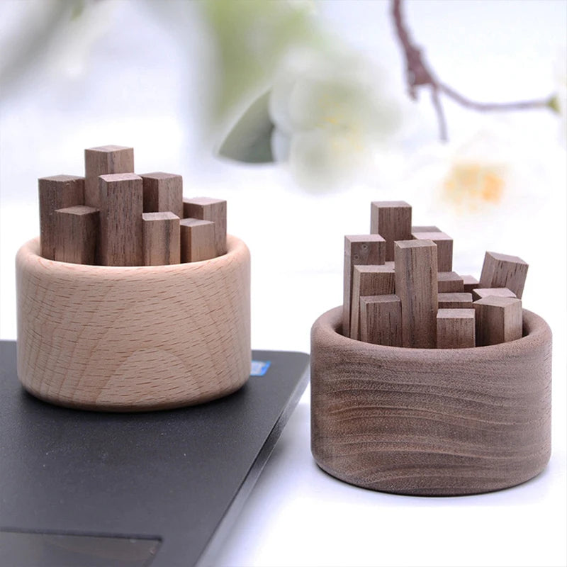 Woodpile Reed Diffuser Essential Oil Fragrant Expander Natural Beech Black Walnut Fireless Aromatherapy Air Aroma Diffuser Decor