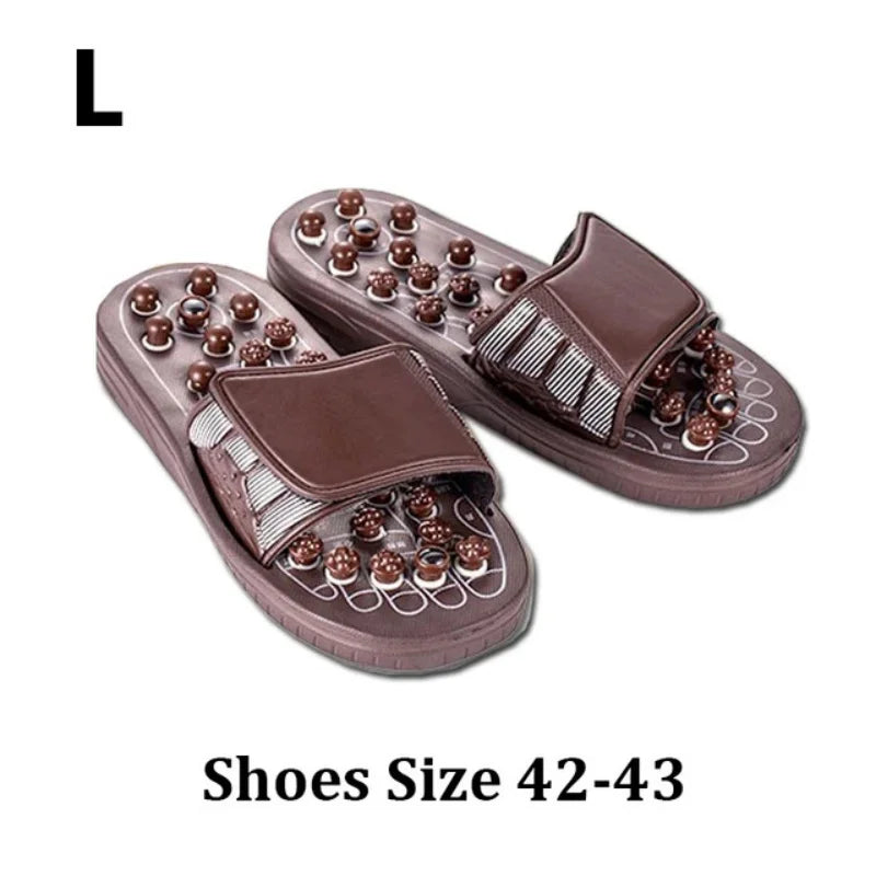 Foot Massager Acupuncture Slippers Massage Tool Acupoint Activation Reflexology Therapy Relieve Foot Pain Meridians Arthritis