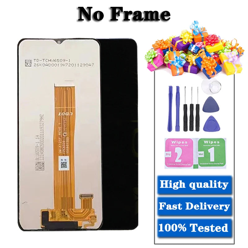 High Quality For Samsung A12 A125 LCD A125F SM-A125F Display Touch Screen Digitizer For Samsung A125 Screen Replacement