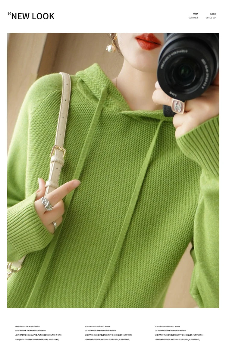 Hoodies und Sweatshirts Langarmpullover für Damen Wollkleidung Neuheiten Strickpullover Damenoberbekleidung Modeoberteile