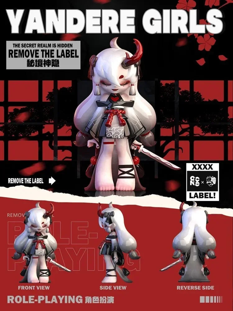 Yandere Girl Remove The Label Series Blind Box Toy Mystery Box Caixa Misteriosa Surprise Box Girls Collection Model Gift