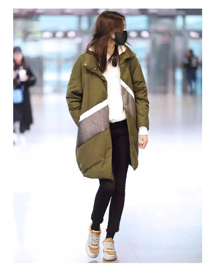 Leather Little White Shoes Women's Sneaker Winter New Warm Fluffy Versatile Sports Thick Baseplate Casual Ins Fashion