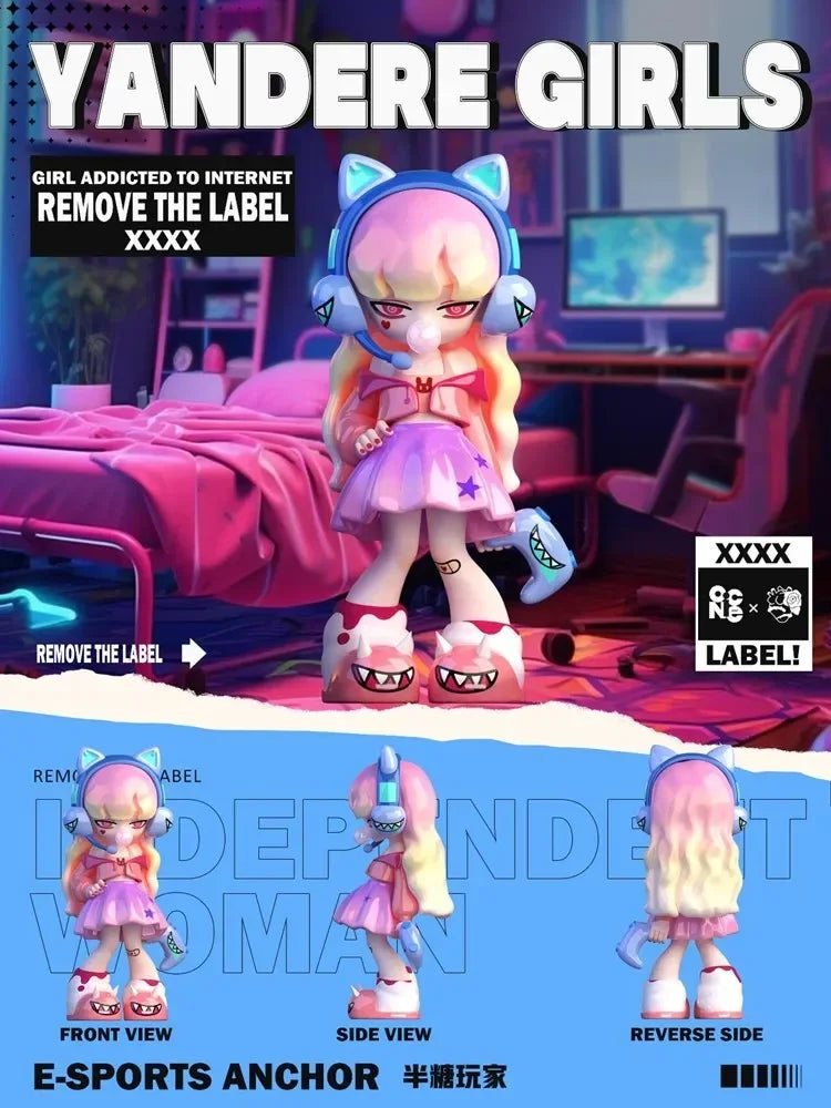 Yandere Girl Remove The Label Series Blind Box Toy Mystery Box Caixa Misteriosa Surprise Box Girls Collection Model Gift