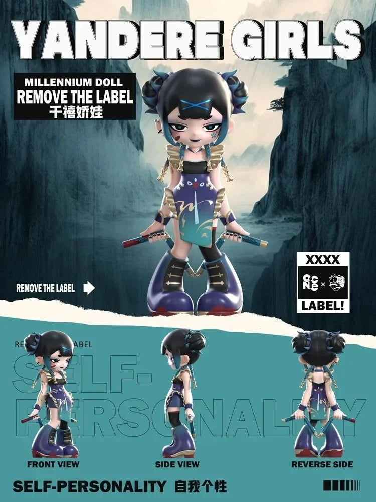 Yandere Girl Remove The Label Series Blind Box Toy Mystery Box Caixa Misteriosa Surprise Box Girls Collection Model Gift