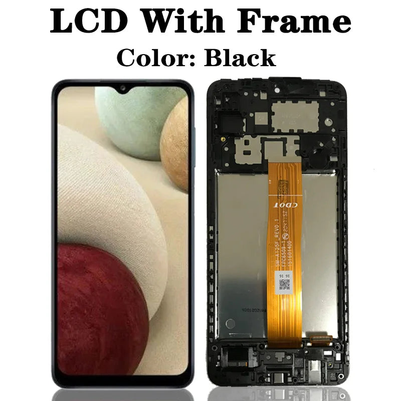 High Quality For Samsung A12 A125 LCD A125F SM-A125F Display Touch Screen Digitizer For Samsung A125 Screen Replacement