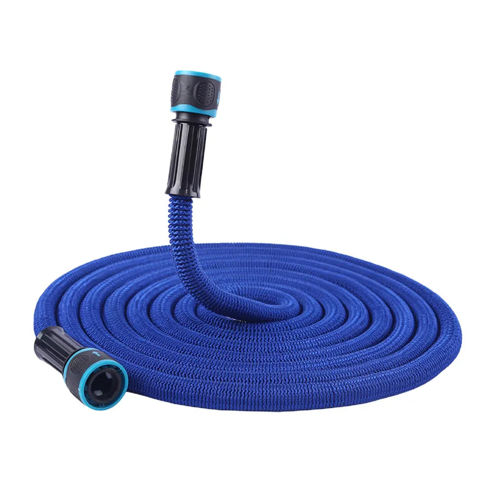 Garten-Wasserpistolen-Set, ausziehbarer Wasserschlauch, 25–100 Fuß, Garten-Wasserleitungen, Hochdruck-Teleskop-Wasserleitung für die Autowäsche im Garten
