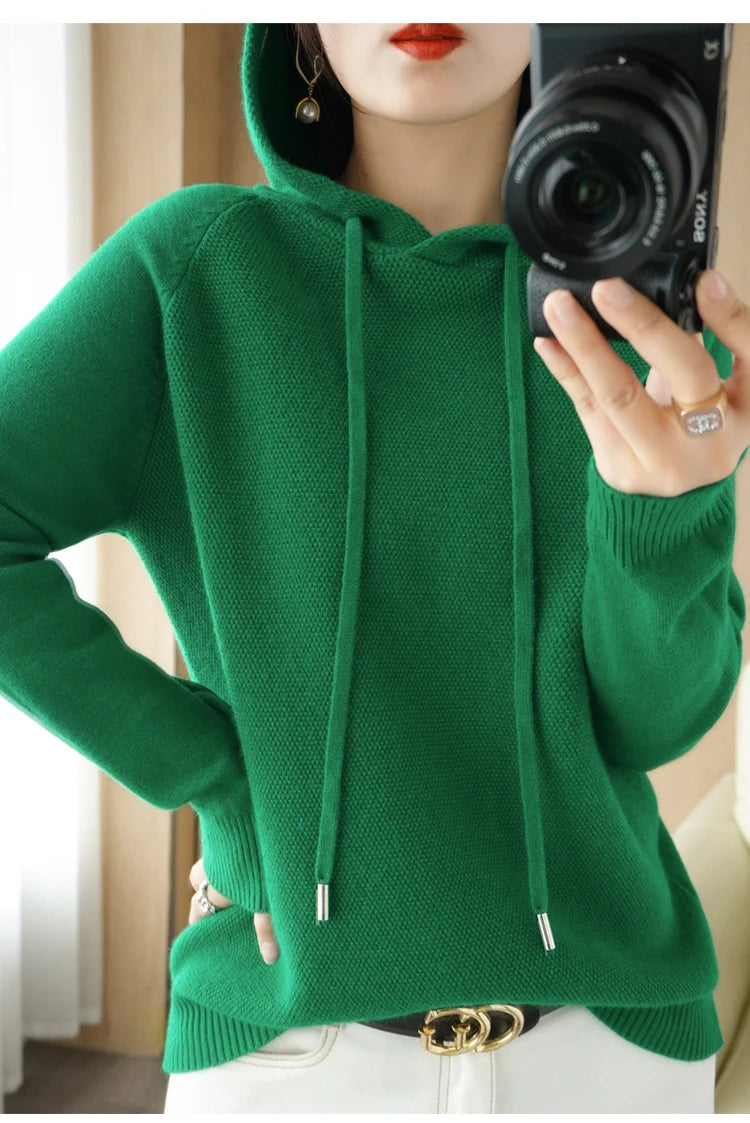 Hoodies und Sweatshirts Langarmpullover für Damen Wollkleidung Neuheiten Strickpullover Damenoberbekleidung Modeoberteile