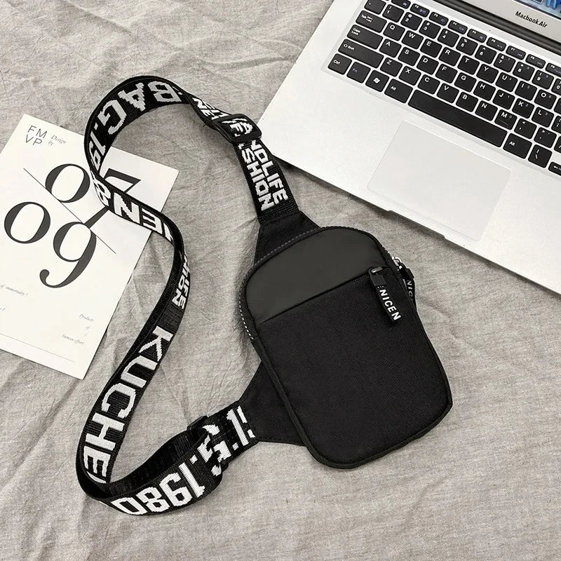 Herren Umhängetasche INS Trend Wasserdichter kleiner Rucksack Handy Mann Umhängetasche Quadratische Tasche Umhängetaschen