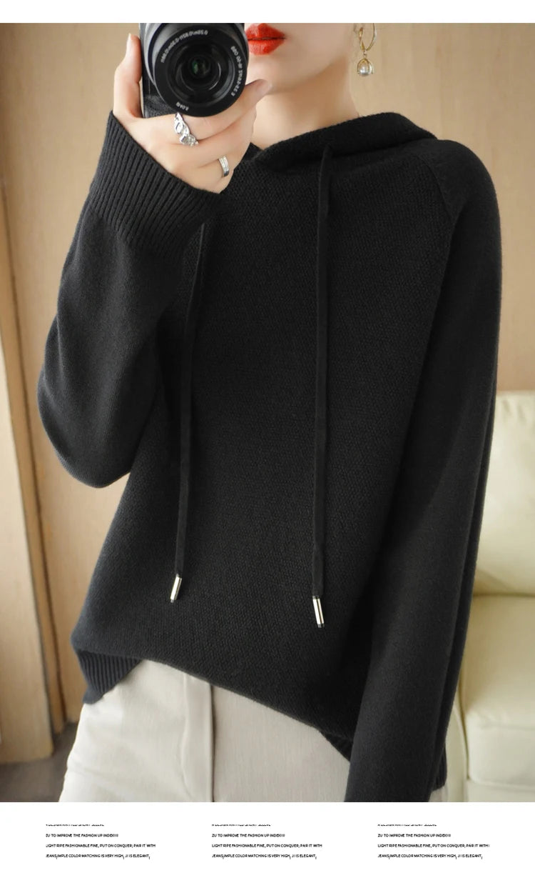 Hoodies und Sweatshirts Langarmpullover für Damen Wollkleidung Neuheiten Strickpullover Damenoberbekleidung Modeoberteile