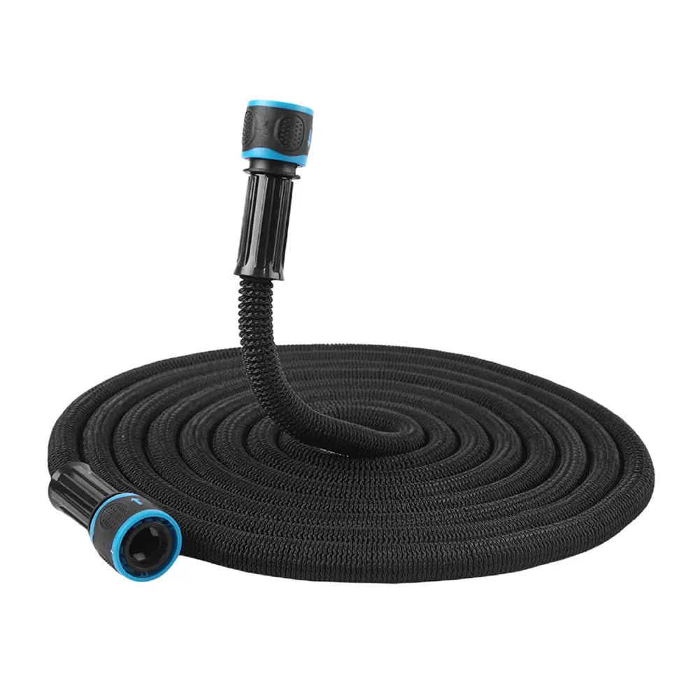 Garten-Wasserpistolen-Set, ausziehbarer Wasserschlauch, 25–100 Fuß, Garten-Wasserleitungen, Hochdruck-Teleskop-Wasserleitung für die Autowäsche im Garten