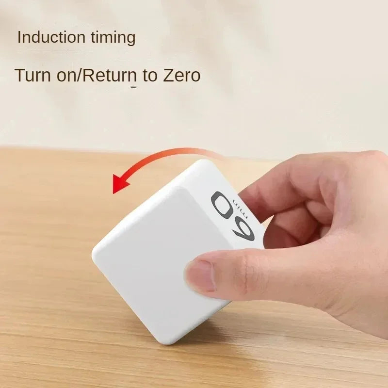 Schwerkraftsensor Flipping Timer Digital Timer Manueller Countdown Wecker Mechanischer Kochtimer Kochdusche Studie Stoppuhr