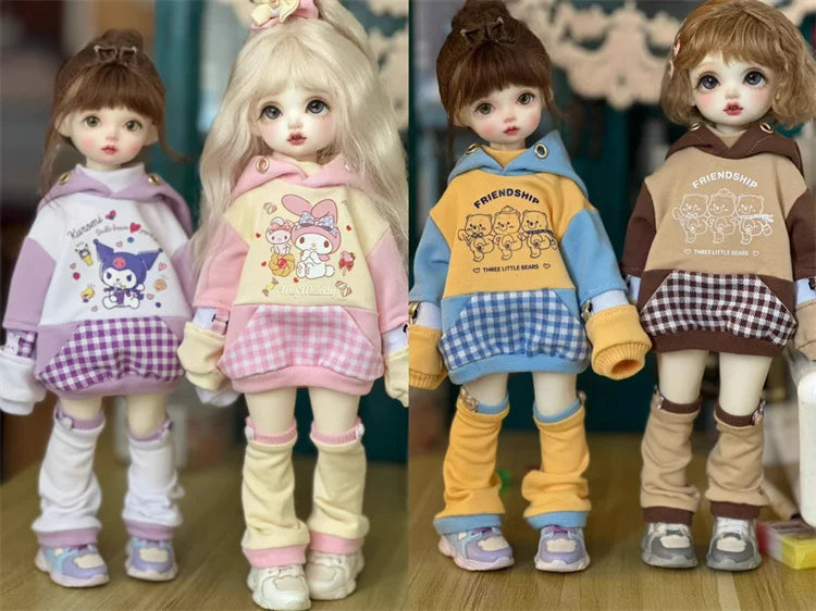BJD Doll Clothes For 1/4 1/5 1/6 MSD MDD YOSD Sweater Leg Cover Dolls Clothing Accessories (Excluding Dolls)