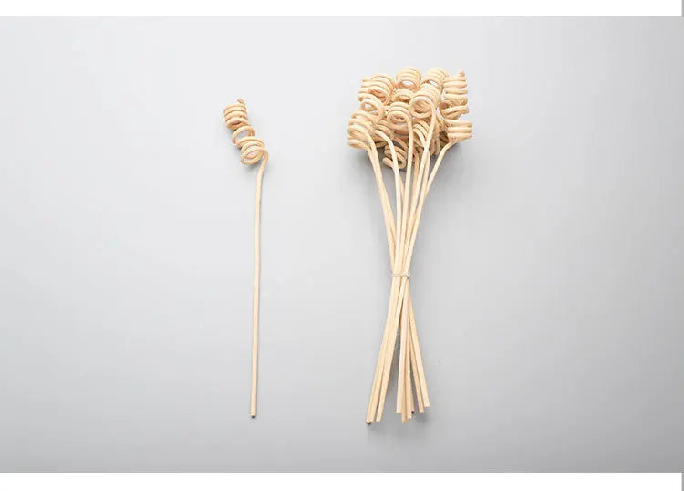 10pcs/lot Wavy Rattan Reed Fragrance Diffuser Replacement Refill Sticks DIY Handmade Home Decor Perfume Natural Essential Oil
