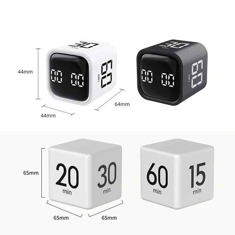 Schwerkraftsensor Flipping Timer Digital Timer Manueller Countdown Wecker Mechanischer Kochtimer Kochdusche Studie Stoppuhr