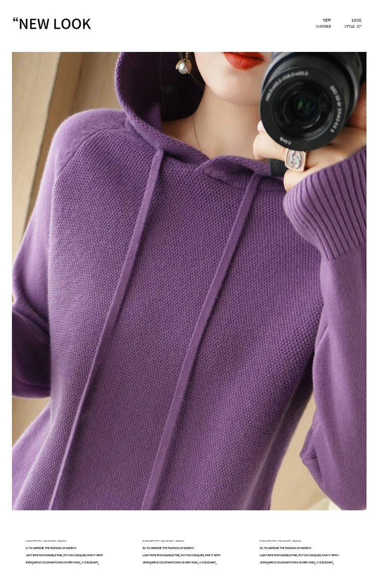 Hoodies und Sweatshirts Langarmpullover für Damen Wollkleidung Neuheiten Strickpullover Damenoberbekleidung Modeoberteile