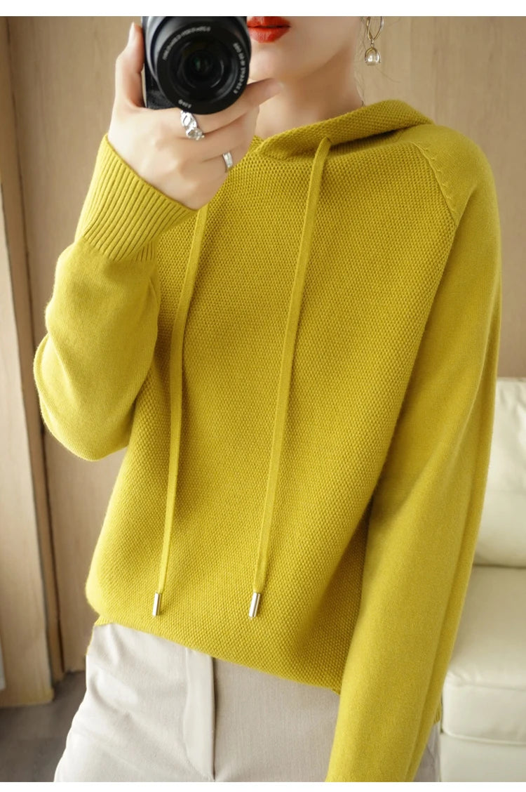 Hoodies und Sweatshirts Langarmpullover für Damen Wollkleidung Neuheiten Strickpullover Damenoberbekleidung Modeoberteile