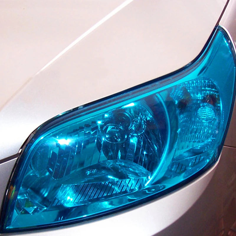 Headlights Protective Film Vinyl Film Sticker Auto Headlight Taillight Film Tint Vinyl Sheet Sticker Universal Multicolor