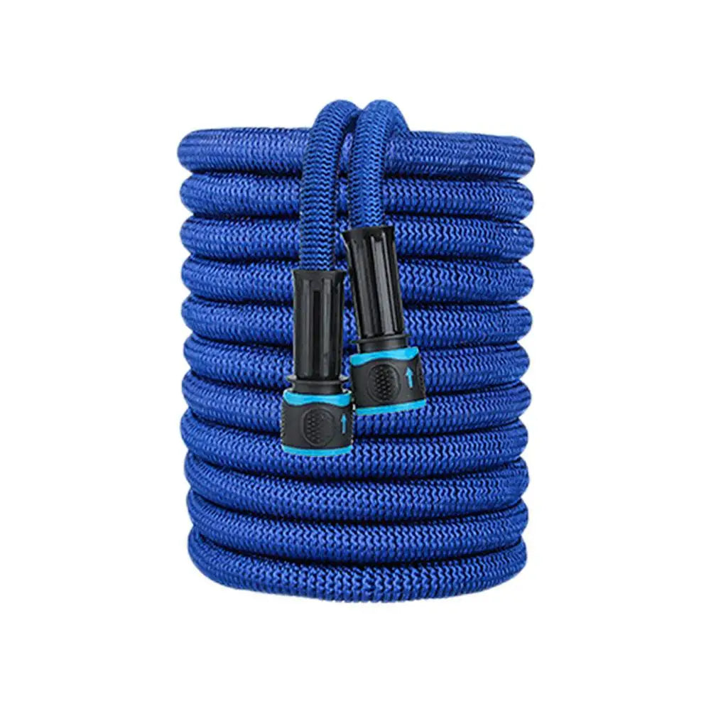 Garten-Wasserpistolen-Set, ausziehbarer Wasserschlauch, 25–100 Fuß, Garten-Wasserleitungen, Hochdruck-Teleskop-Wasserleitung für die Autowäsche im Garten