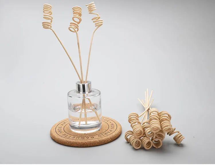 10pcs/lot Wavy Rattan Reed Fragrance Diffuser Replacement Refill Sticks DIY Handmade Home Decor Perfume Natural Essential Oil