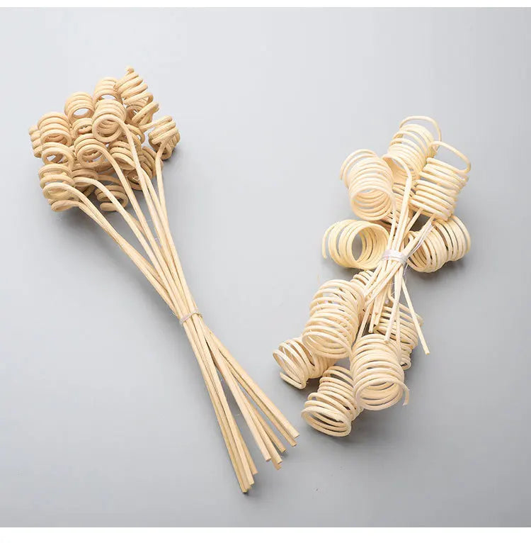 10pcs/lot Wavy Rattan Reed Fragrance Diffuser Replacement Refill Sticks DIY Handmade Home Decor Perfume Natural Essential Oil