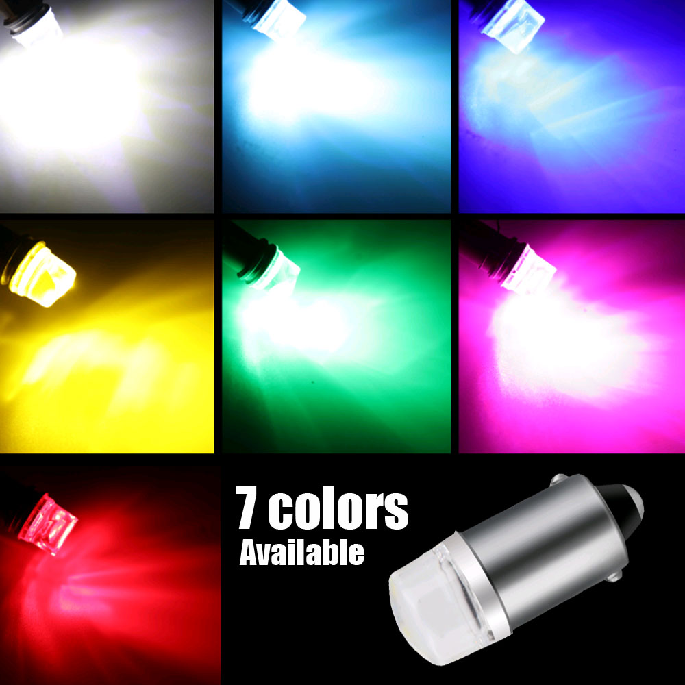 2pcs Car LED Indicator Bulb License Plate Bulb BA9S T4W Led Bulb T2W T3W H5W Car Light 2835 2 SMD Car Lights Accessories