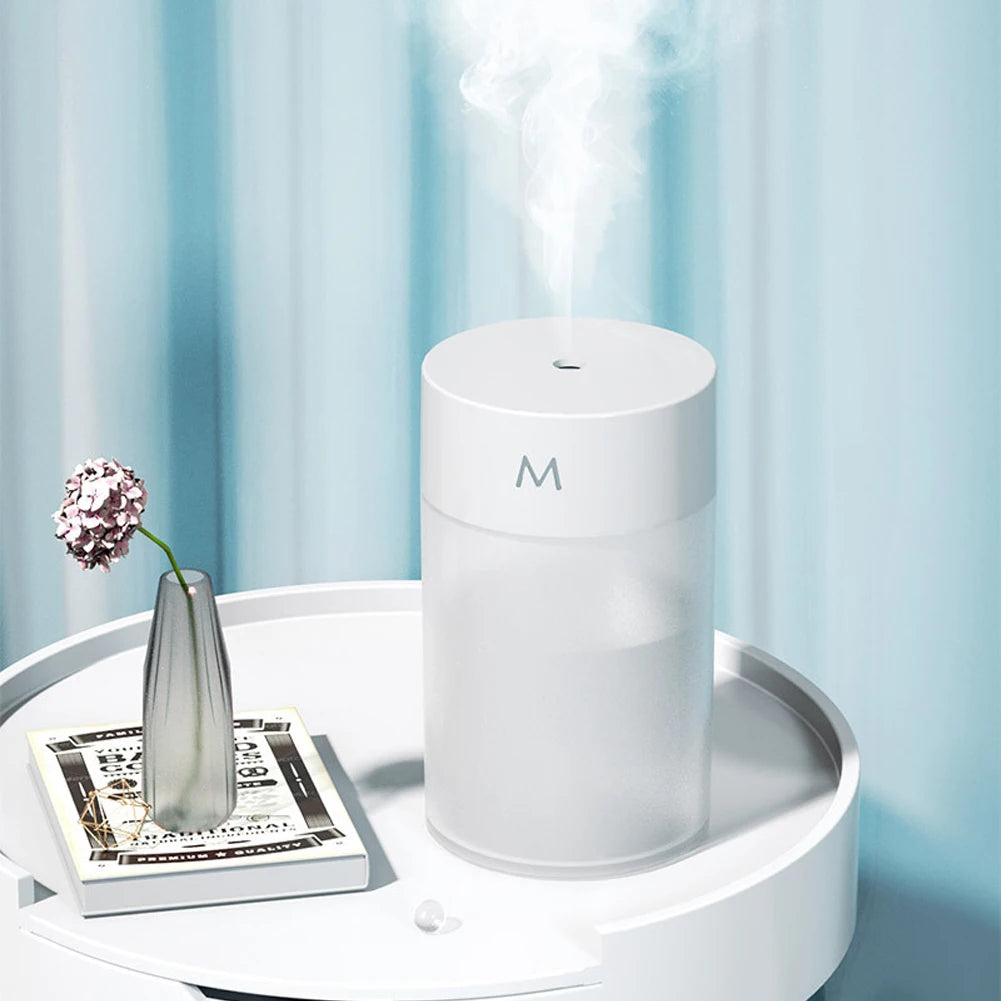 260ML Air Humidifier Ultrasonic Mini Aromatherapy Diffuser Portable Sprayer USB Essential Oil Atomizer LED Lamp for Home Car
