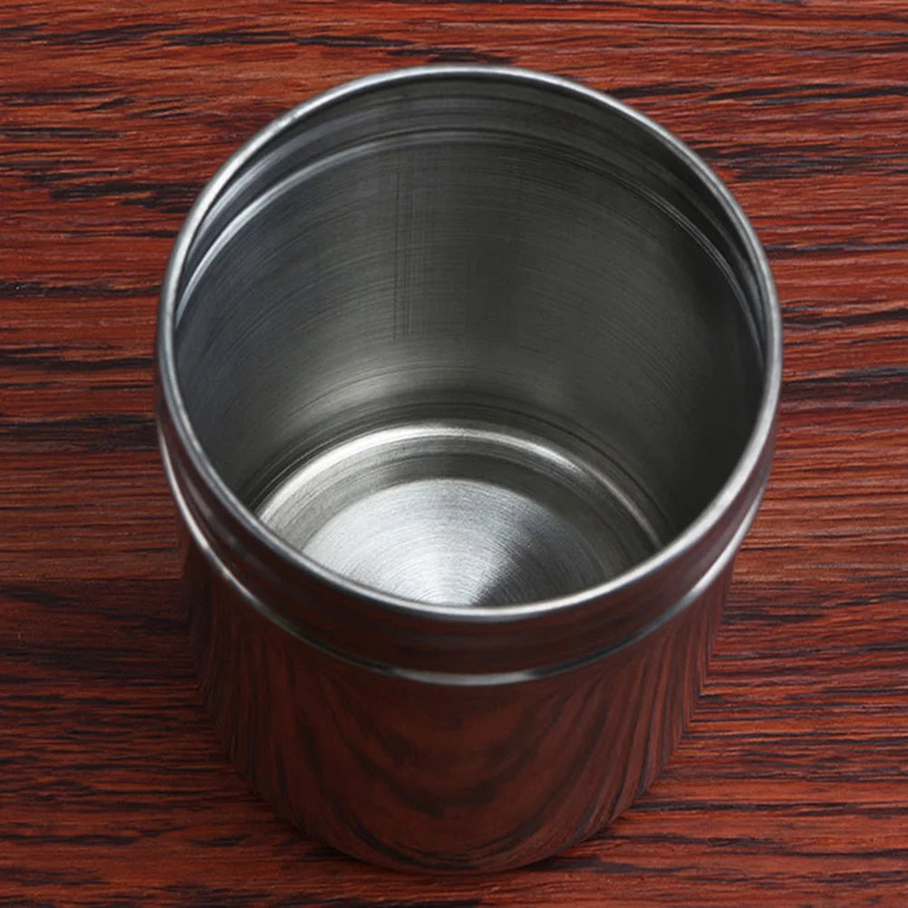 2 stücke Edelstahl Dredge Salz Zucker Pfeffer Shaker Flasche Dispenser Salz Flasche Pfeffer Kaffee Kakao Zimt Pulver Kann für