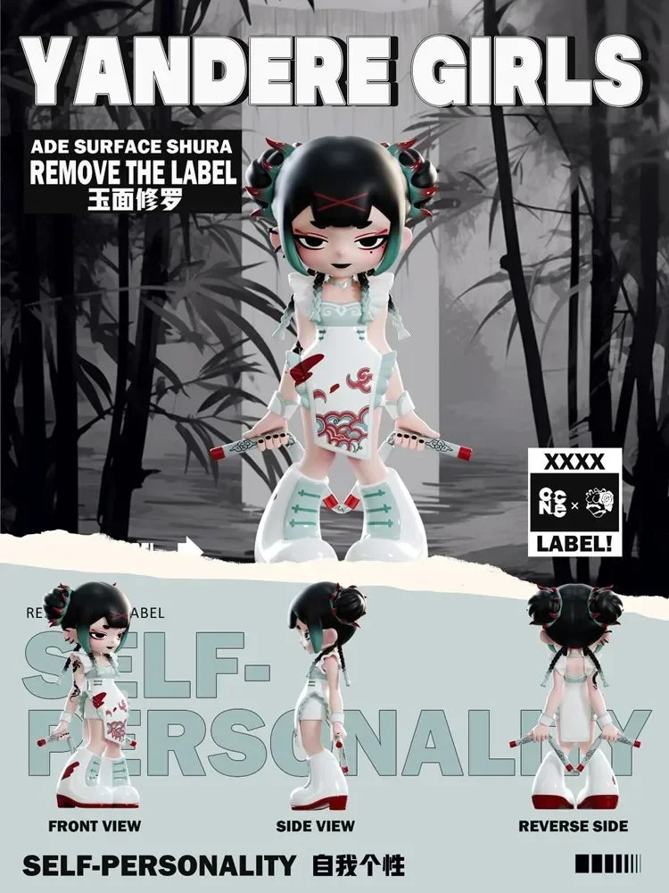 Yandere Girl Remove The Label Series Blind Box Toy Mystery Box Caixa Misteriosa Surprise Box Girls Collection Model Gift