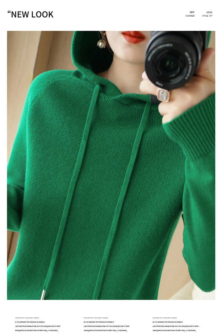 Hoodies und Sweatshirts Langarmpullover für Damen Wollkleidung Neuheiten Strickpullover Damenoberbekleidung Modeoberteile