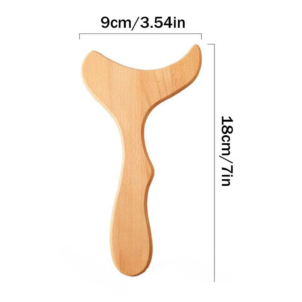 Massage Tool Wood Massager  Body Sculpting Tools，Used to relieve muscle relaxation，Gua Sha，Muscle Release Tool