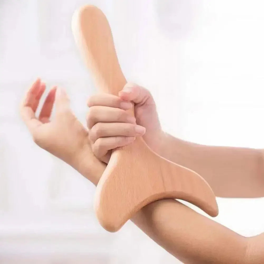 Massage Tool Wood Massager  Body Sculpting Tools，Used to relieve muscle relaxation，Gua Sha，Muscle Release Tool