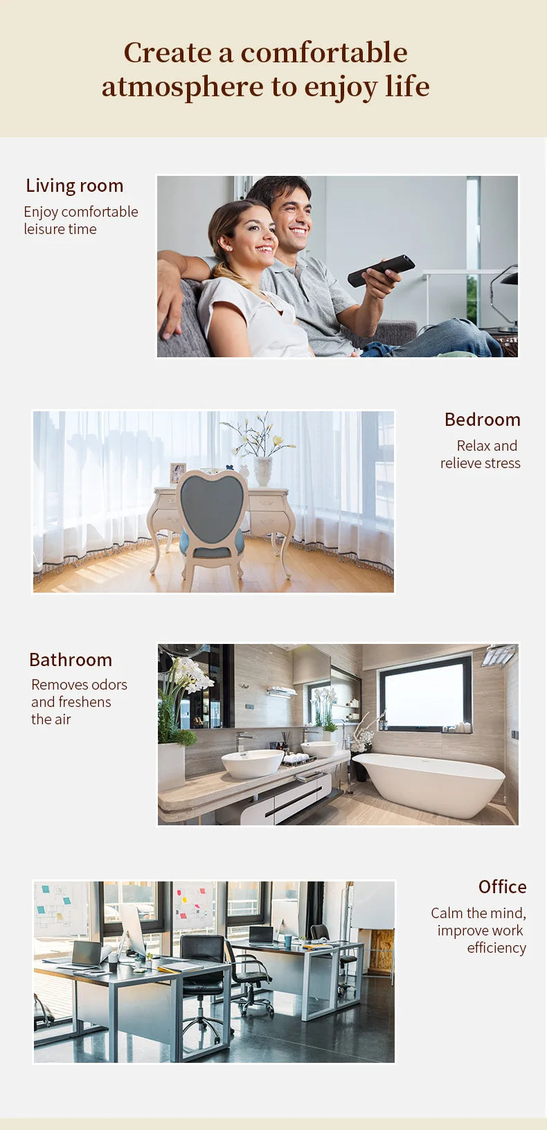 JJTHNCR aromatherapy plant essential oil water-soluble humidifier fireless aromatherapy refill liquid aromatherapy humidifier sp