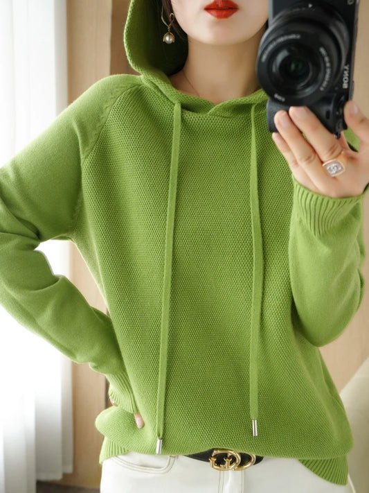 Hoodies und Sweatshirts Langarmpullover für Damen Wollkleidung Neuheiten Strickpullover Damenoberbekleidung Modeoberteile