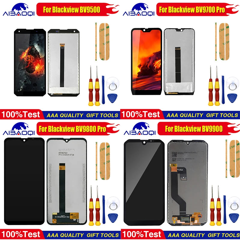 For Blackview BV9500 BV9700 Pro BV9800 Pro BV9900 BV9900E BV9900 Pro Touch LCD Display Digitizer Assembly Replacemen